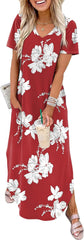 Women's 2026 Summer Short Sleeve Maxi Vacation Beach