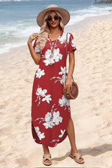 Women's 2026 Summer Short Sleeve Maxi Vacation Beach